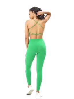 Solid Color Underwear Cross-back Women Fitness Bra Yoga Vest Gym Sport Top Hollow back Push With Chest Pad Four shoulder straps