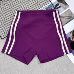 Women's High-Waisted Slim-Fit Yoga Shorts - Color-Block, Butt-Lifting, Breathable & Quick-Dry for Running, Training & Fitness