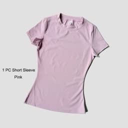 Women's Sports Yoga Set Seamless Knitted Fitness Gym Clothes Sportswear Short Sleeve Crop Top Tracksuits Gym Short Leggings