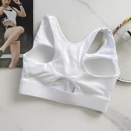 Women's High Shockproof Sports Bra with Front Zipper Quick Dry Yoga Top Running Vest Adjustable Fitness Gym Underwear