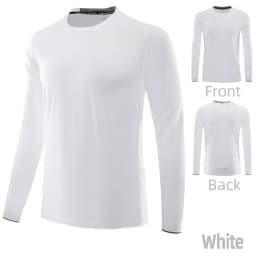 Men Running Sport Shirts Tops Long Sleeve Plus Size Tees Dry Fit Breathable Training Clothes Gym Sportswear Fitness Sweatshirts