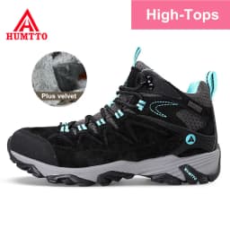 HUMTTO Waterproof Sneakers for Men Hiking Shoes Leather Trekking Boots Women Camping Hunting Mens Mountain Tactical Ankle Boots