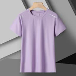 Women Running T-Shirt Reflective High Elastic Breathable Running Sports T-Shirt Summer Quick-Drying Ice Silk Cool Short Sleeves