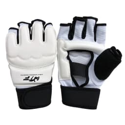 1Set Taekwondo Leather Foot Gloves Sparring Karate Ankle Protector Guard Gear Boxing Martial Arts Sock Kid