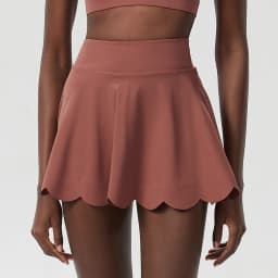 Women Summer Tennis Skirt Solid Color 2 In 1 Pocket Running Skirt Breathable Quick Dry Gym Shorts Female Workout Clothes