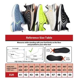 Baasploa Men Running Shoes Lightweight Mesh Breathable Sport Shoes Male Fashion Comfort Casual Sneakers Non-slip