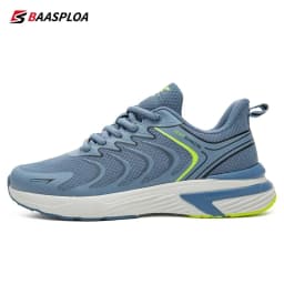 Baasploa Men Running Shoes Lightweight Mesh Breathable Sport Shoes Male Fashion Comfort Casual Sneakers Non-slip