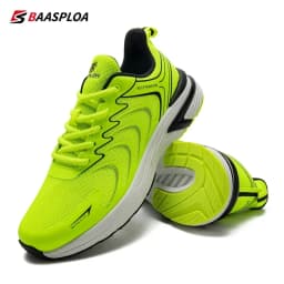 Baasploa Men Running Shoes Lightweight Mesh Breathable Sport Shoes Male Fashion Comfort Casual Sneakers Non-slip