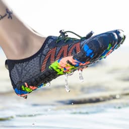 Unisex Aqua Shoes Men Women Outdoor Water Shoes Breathable Beach Quick-Dry Hiking Sneakers Five-Finger Wading Footwear Sports