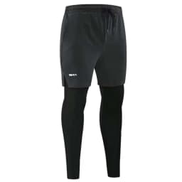 Men's Running Pants Compression Sport Tights 2 In 1 Quick Dry Fitness Gym Leggings Male Sportswear Workout Training Trousers