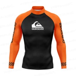 Swimming Suit for Men 2026 New Long Sleeve Bathing Suit Quick-Drying Rash Guard Sun Protection