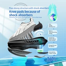 ONEMIX New Cushioning Running Shoes For Men Suitable Heavy Runners Lace Up Sports Women Non-slip Outdoor Athletic Male Sneakers
