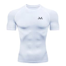 Men Running Compression T-shirt Short Sleeve Sport Tees Gym Fitness Sweatshirt Male Jogging Tracksuit Homme Athletic Shirt Tops