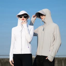  Summer Thin Couple Sports Leisure Sunscreen Clothing Comfortable High Quality Ice Silk Breathable Outdoor UV Protection Coat