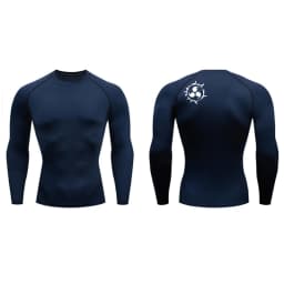 Graphic Compression Shirts for Men Athletic Quick Dry Rash Guard Stretchy Baselayers Undershirts Gym Workout Running Tshirt Tops