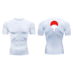 Graphic Compression Shirts for Men Athletic Quick Dry Rash Guard Stretchy Baselayers Undershirts Gym Workout Running Tshirt Tops