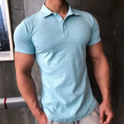 Mens Training Fitness Polo Shirts 2026 Quick Dry Basketball Short Sleeve Male Running Jogging T Stand collar Workout Gym Tees