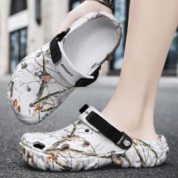 Camouflage Beach Outdoor Sandals Platform Men Slippers Summer Water Shoes Men Clogs Slides Men's Soft EVA Indoor Home Flip Flops