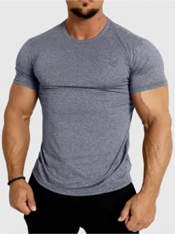 2025 New Tight Sports T-Shirt Quick Drying Fitness Sportswear Short Sleeve Tops Running Training Summer Jogging Gym T-Shirts Men