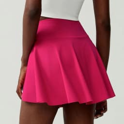 Women Summer Tennis Skirt Solid Color High Waist Pocket Running Skirt Breathable Quick Dry Gym Shorts Female Golf Sportswear