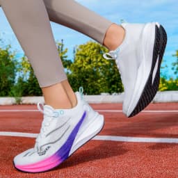 Men Running Shoes Professional Marathon Carbon Board Running Shoes Shock Absorption Stable Support Women Breathable Sports Shoes