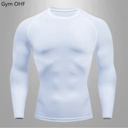Jerseys Men Gym Fitness Sports Mma Exercise Training Man T-shirt Work Out Compression Rashguard Jiu Jitsu T Shirt Men Shirts