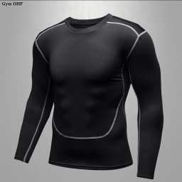 Jerseys Men Gym Fitness Sports Mma Exercise Training Man T-shirt Work Out Compression Rashguard Jiu Jitsu T Shirt Men Shirts