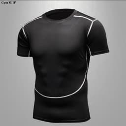 Jerseys Men Gym Fitness Sports Mma Exercise Training Man T-shirt Work Out Compression Rashguard Jiu Jitsu T Shirt Men Shirts