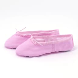 Girls Canvas Ballets Flat Dance Ballet Slippers Adult Women Dance Shoes Kids Classic Split Sole Soft Leather