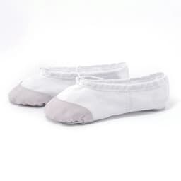 Girls Canvas Ballets Flat Dance Ballet Slippers Adult Women Dance Shoes Kids Classic Split Sole Soft Leather