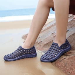 Large Size Unisex Summer Outdoor Sandals Beach Aqua Shoes Couple Casual Slippers Weman Garden Shoes Men Wading Shoes 36-45#