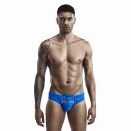 SEOBEAN Men's Low Rise Swim Briefs Classic Bikini Swimwear