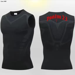 Tank For Men Summer Cool Men Vest Sleeveless Tight Psalm+23 Compression Shapewear Shirts Tank Tops Body Breathable Lce Silk Vest