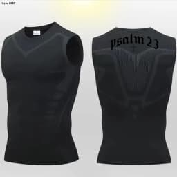 Tank For Men Summer Cool Men Vest Sleeveless Tight Psalm+23 Compression Shapewear Shirts Tank Tops Body Breathable Lce Silk Vest