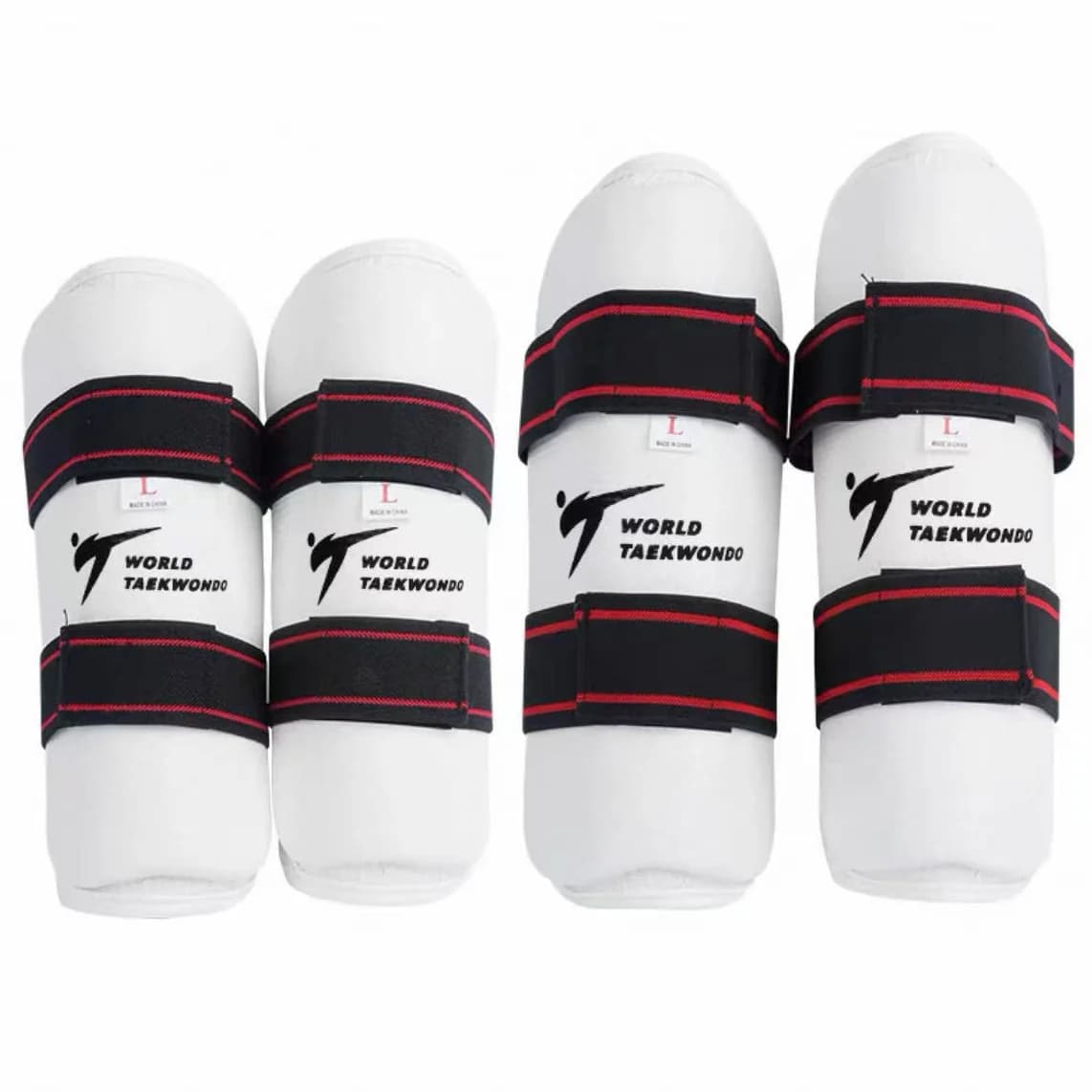 Children's Taekwondo Protective Gear Set - Leg and Arm Guards, Adult Elbow and Knee Pads for Training and Competition