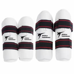 Children's Taekwondo Protective Gear Set - Leg and Arm Guards, Adult Elbow and Knee Pads for Training and Competition