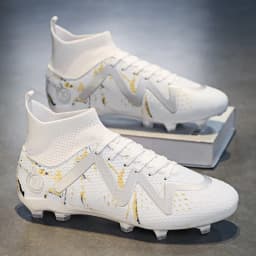 2025 Socks Style Kid Adult Sport Soccer Shoes Training Boys Football Boots Size 33-46 Sneakers AG Youth Soccer Shoes