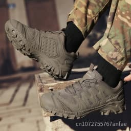 Men Tactical Boot Anti-Slip Work Safety Shoes Waterproof Special Force Army Boots Male Hiking Boot Outdoor Travel Shoe Anti-slip