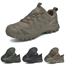 Men Tactical Boot Anti-Slip Work Safety Shoes Waterproof Special Force Army Boots Male Hiking Boot Outdoor Travel Shoe Anti-slip