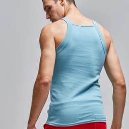 Men's Square Cut Tank Tops G-Unit Cotton Ribbed Casual Undershirts Muscle Tank Shirts Sleeveless Comfort Stretch Workout Vest