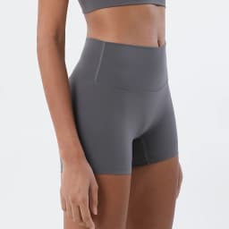 Women Nylon Shorts Gym Yoga Sports Women's Cycling Shorts High Waist Elastic Tight Breathable No Awkward Lines Woman Clothing