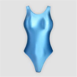 XClocKNYoung satin glossy swimsuit Satin Glossy Leotards One Piece swimsuit Sexy High-Cut Bikini Thong Bodysuit glossy swimsuit
