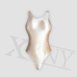 XClocKNYoung satin glossy swimsuit Satin Glossy Leotards One Piece swimsuit Sexy High-Cut Bikini Thong Bodysuit glossy swimsuit