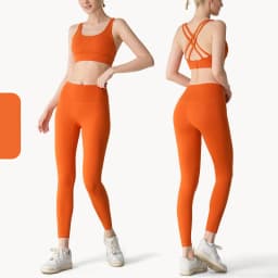 2 Piece Yoga Clothes Women's Tracksuit Athletic Wear Pilates Fitness Suit Gym Workout Push Up Clothes Sports Bra Leggings Suit