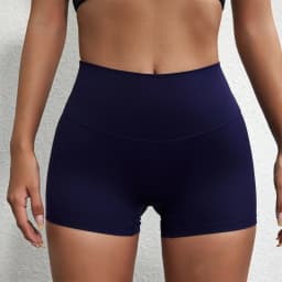 Sexy Solid Color Women Gym Sport Short Leg Short Soft Comfortable Tight Compression Comprehensive Training yoga Jogging Athletic