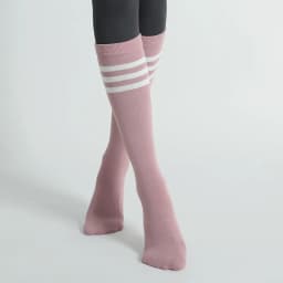 Autumn Winter Women Yoga Socks Striped Cotton Fitness Breathable Pilates Socks Middle Tube Non-Slip Gym Dance Ballet Grip Socks