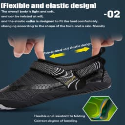 Men's Water Sneakers Swimming Beach Quick-Dry Wading Footwear Outdoor Upstream Shoes Breathable Barefoot Shoes Size 36-47