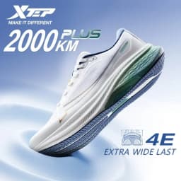Xtep 2000km Plus Running Shoes 2025 New Spring Lightweight Anti-slip Wear-Resistant Men's Training Jogging Sneakers 875319110001