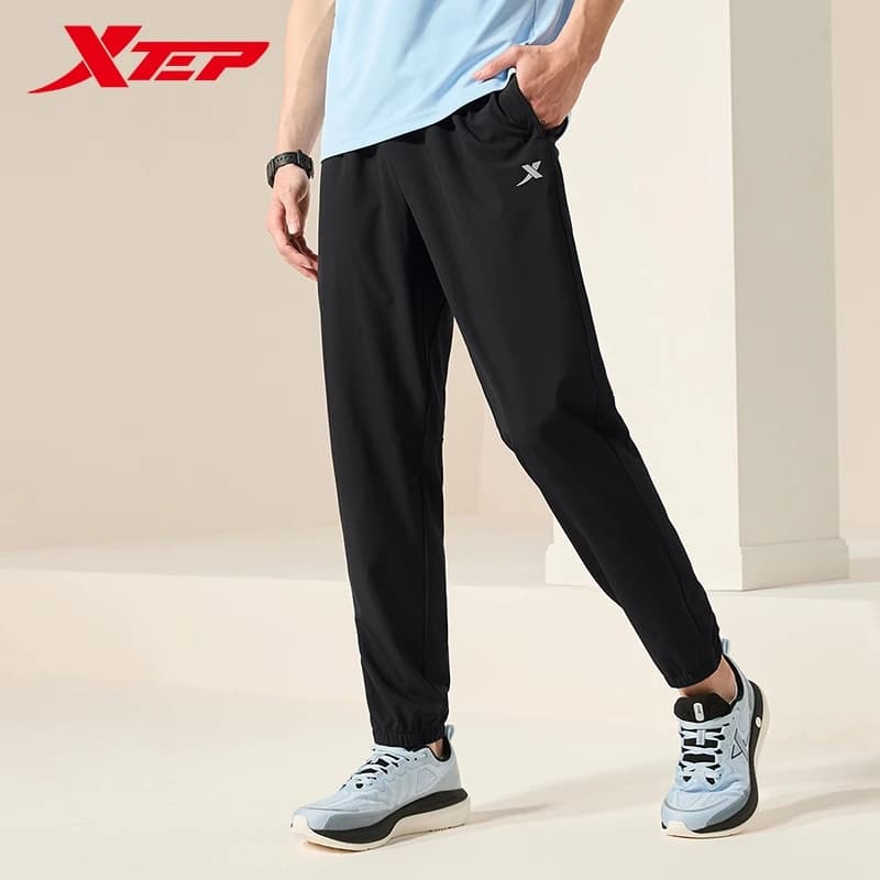 Xtep Woven Track Pants For Men Summer Normcore Men's Sweatpants Everyday Commute Comfortable Outdoor Bottoms 876229980167