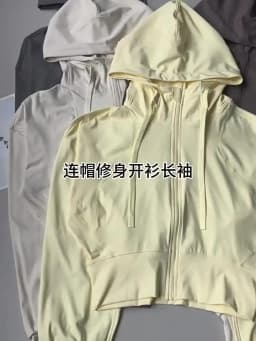 Women's Hooded Running Jacket Cycling Coat Yoga Jogging Shirt Tights Outdoor Sports Gym Clothing Running Wear Sportswear